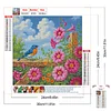 Diamond Painting-5D Full Round Drill Flowers & Bird