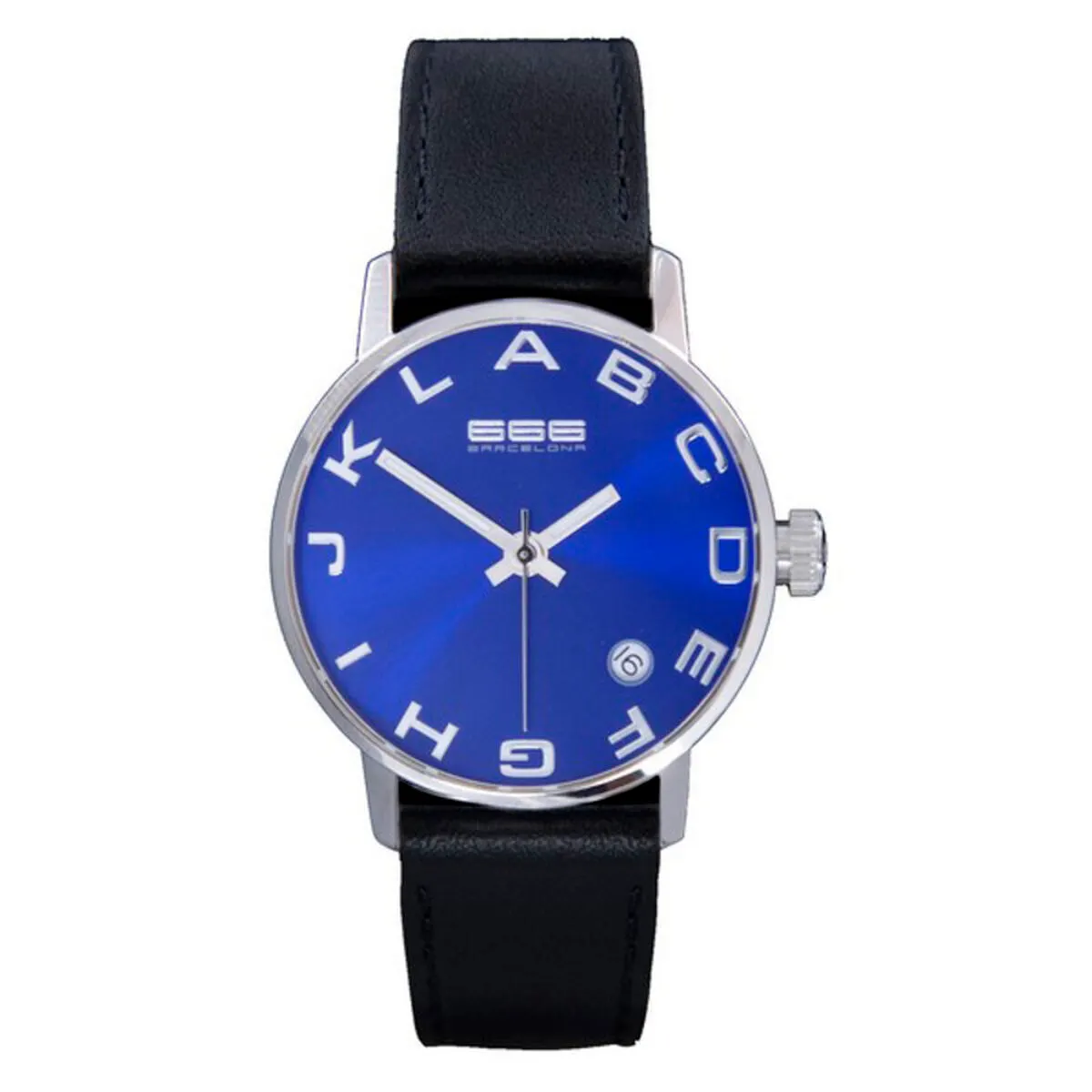 Unisex Watch 666 Barcelona 666-274 Black (&Oslash; 35 mm)