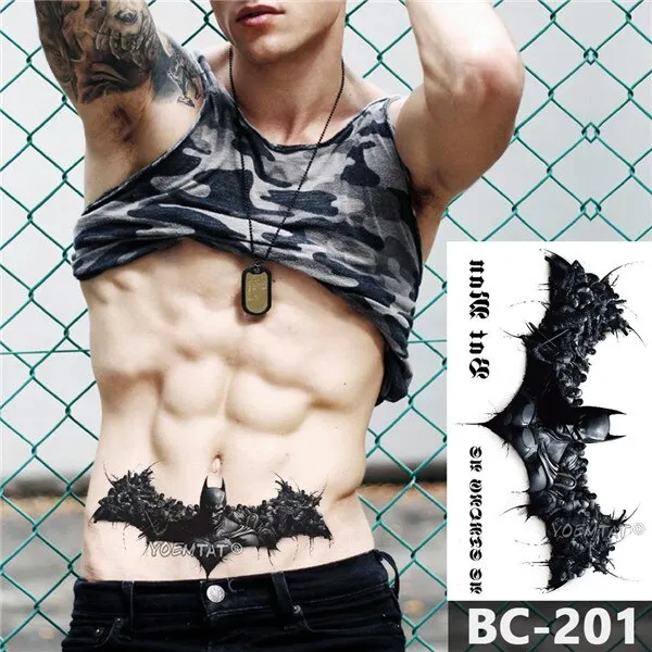 1 Sheet Chest Body art Tattoo Temporary Waterproof tattoo Jewelry Lace Decal Waist Art Tattoo Sticker for Women