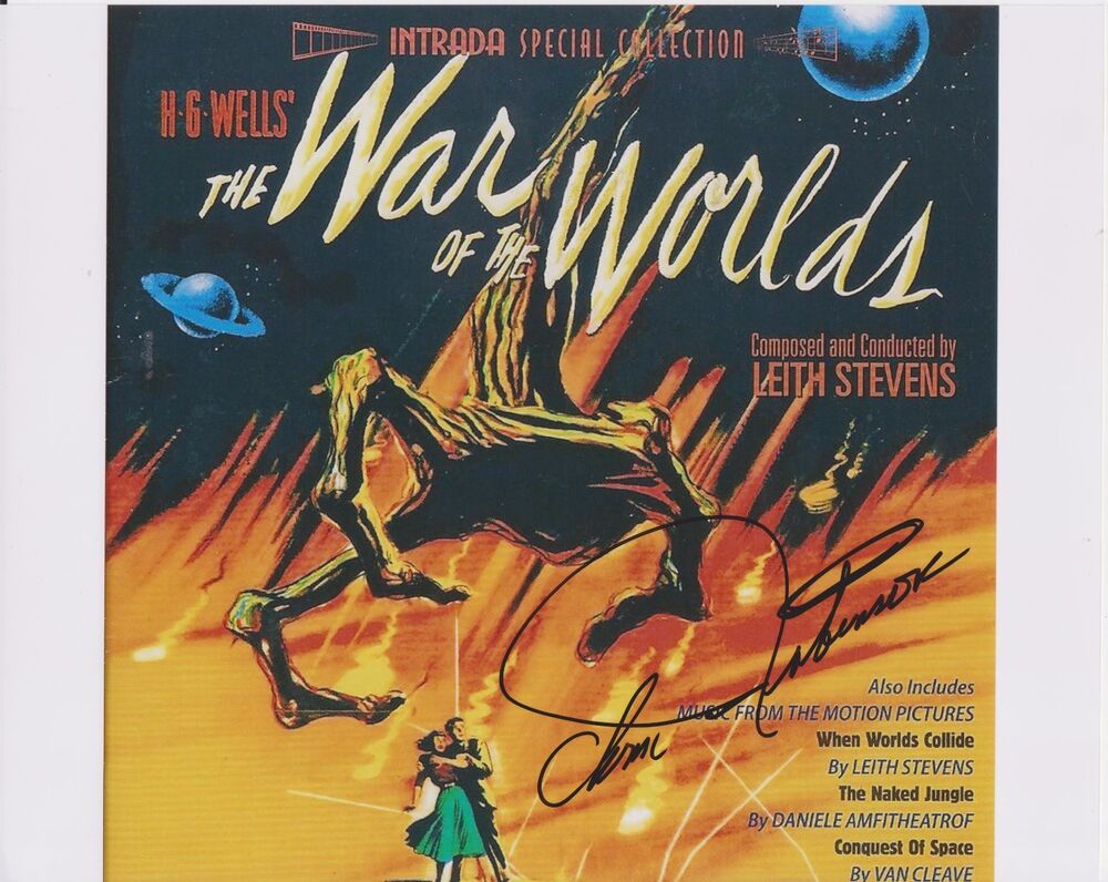 Ann Robinson War of the Worlds 2  Original Autographed 8X10 Photo Poster painting