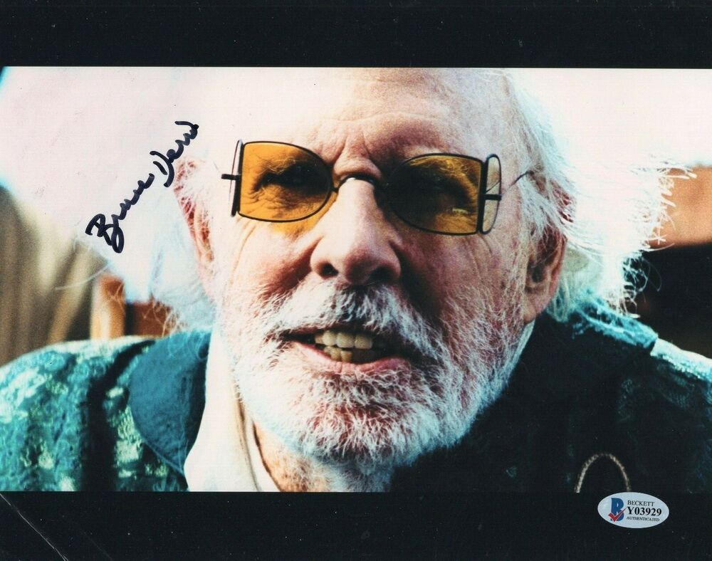 Bruce Dern Signed The Hole Movie Creepy Carl 8x10 Photo Poster painting w/Beckett Y03929