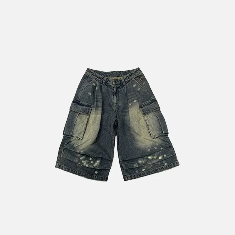 Urban Distressed Cargo Jorts