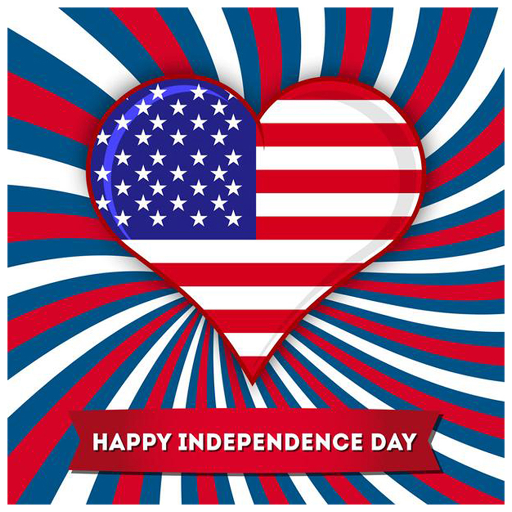 

American Flag - Round Drill Diamond Painting - 30*30CM, 501 Original