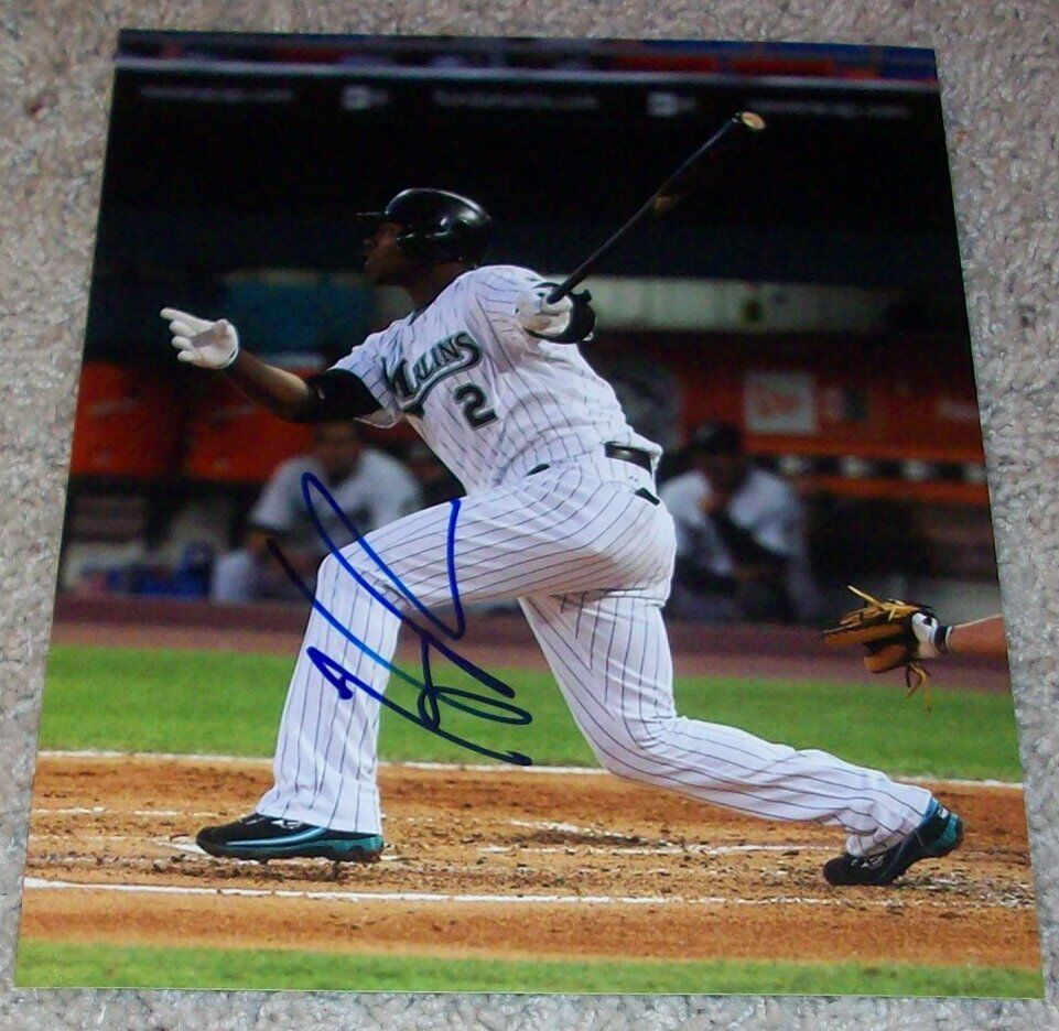 HANLEY RAMIREZ MIAMI FLORIDA MARLINS SIGNED AUTOGRAPH 8x10 Photo Poster painting RED SOX