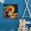 Diamond Painting-DIY Full Round Drill Cat Sunflower(40*40 CM)