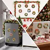 10PCS DIY Pearl Diamond Painting Christmas Fridge Magnets, Sparkling Rhinestone Refrigerator Magnet Craft Kit for Home Decor & Gifts