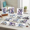 12Pcs Lavender Gnome DIY Diamond Painting Greeting Cards for Adult Holiday Gifts