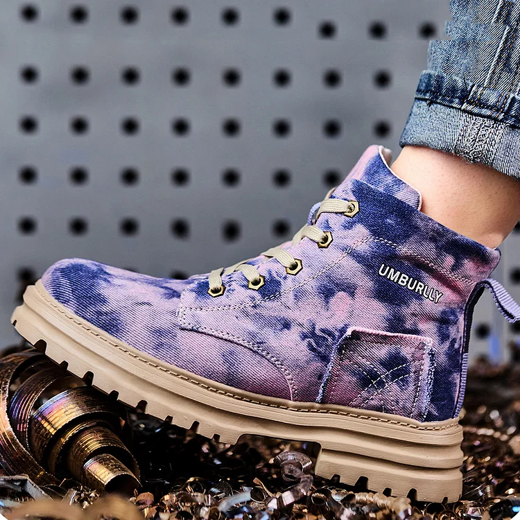 Women's High-top Anti-smash And Anti-puncture Lightweight Safety Shoes  Stunahome.com