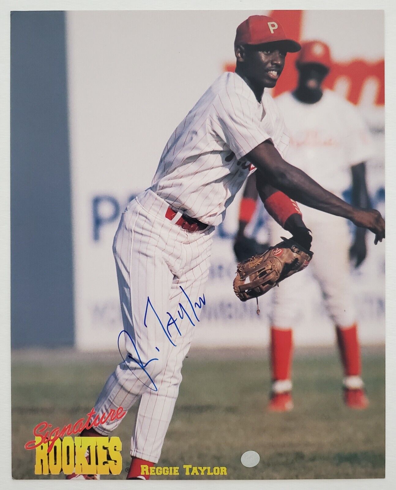 Reggie Taylor Signed Signature Rookies 8x10 Photo Poster painting Triple A Reds MLB RAD