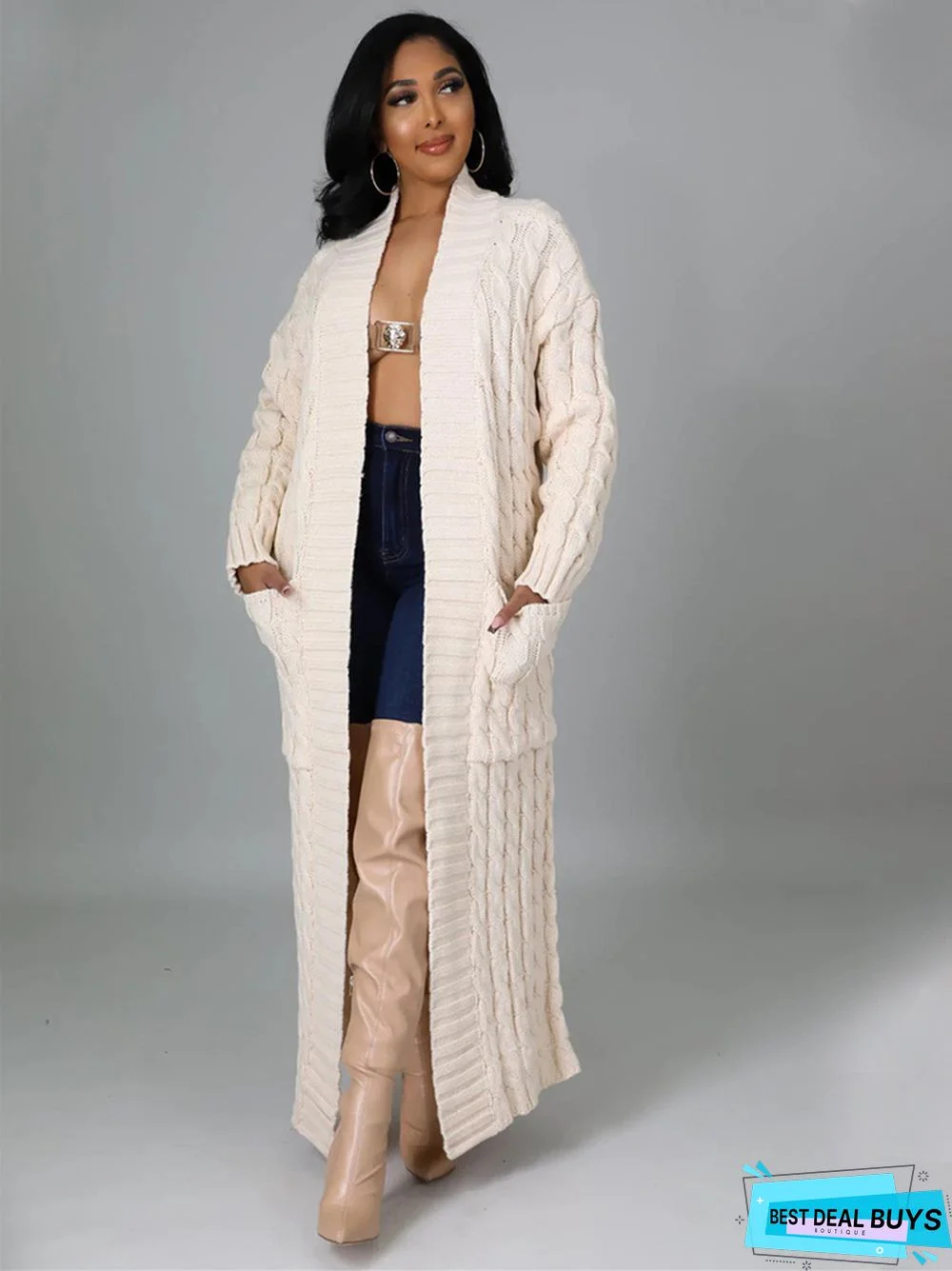 Sexy Casual Solid Color Long Sleeve Sweater