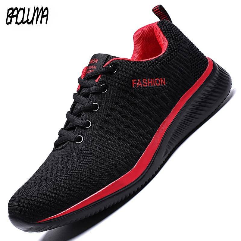 average male foot size Men's Casual Shoes Mesh Breathable Man