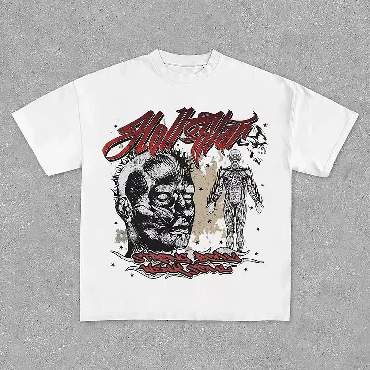Sopula Hellstar Skull Graphic T-Shirt