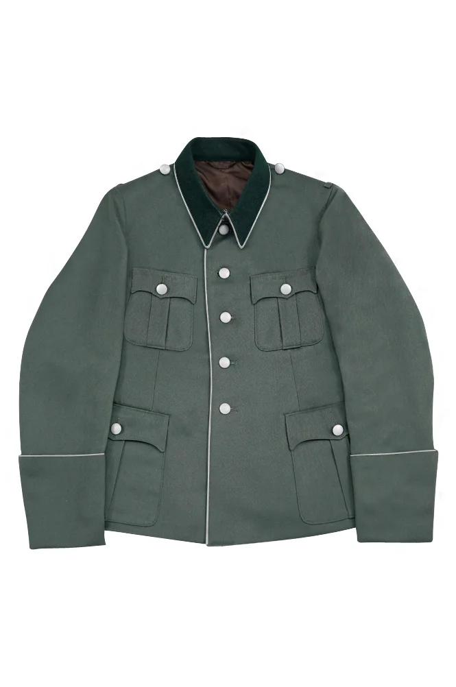  Wehrmacht German M1936 Officer General Gabardine Piped Service Tunic Jacket German-Uniform