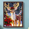 Christmas Deer-Full Round Diamond Painting 30*40CM