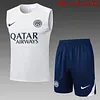 2025/2026 Inter Milan Pre-Match Training White Vest+Shorts Football1:1 Thai Quality