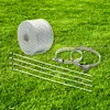 Fireproof Pipe Wrap Pipe Insulation Webbing w/ 2 Clamps for Stove Flue Protector