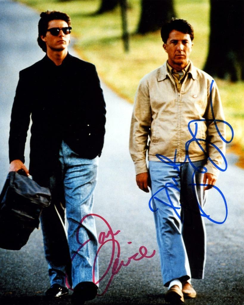 Rain Man T.Cruise D.Hoffman SIGNED AUTOGRAPHED 10 X 8