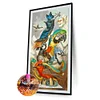 >SALE<Diamond Painting 5D DIY Bird Map Full Round Drill Rhinestone Picture Kit