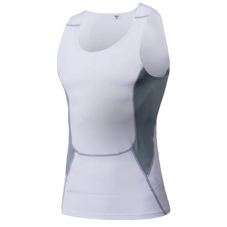 Moisture Wicking Tank Top Sports Vest Elastic Wicking Quick-Drying