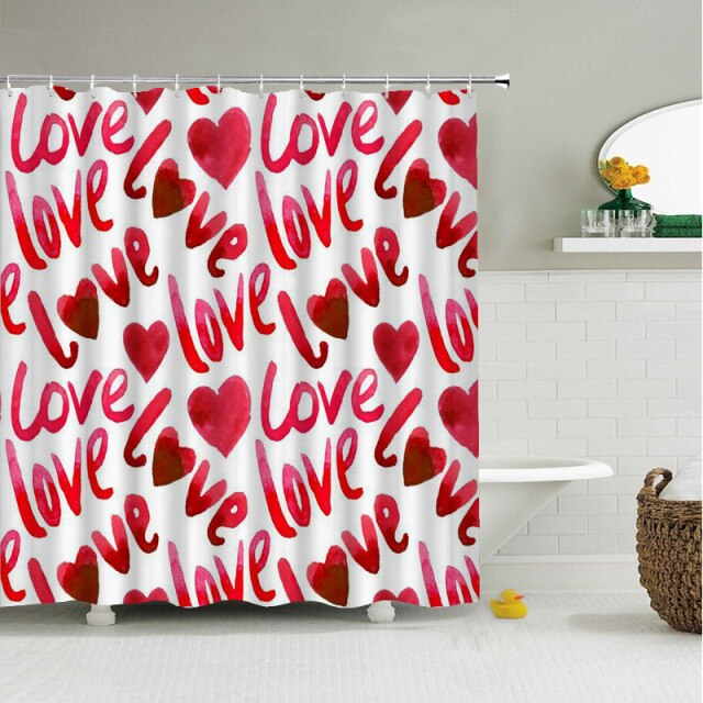 

Shower Curtain – Love Romance Pink Girl-180*180cm, 501 Original