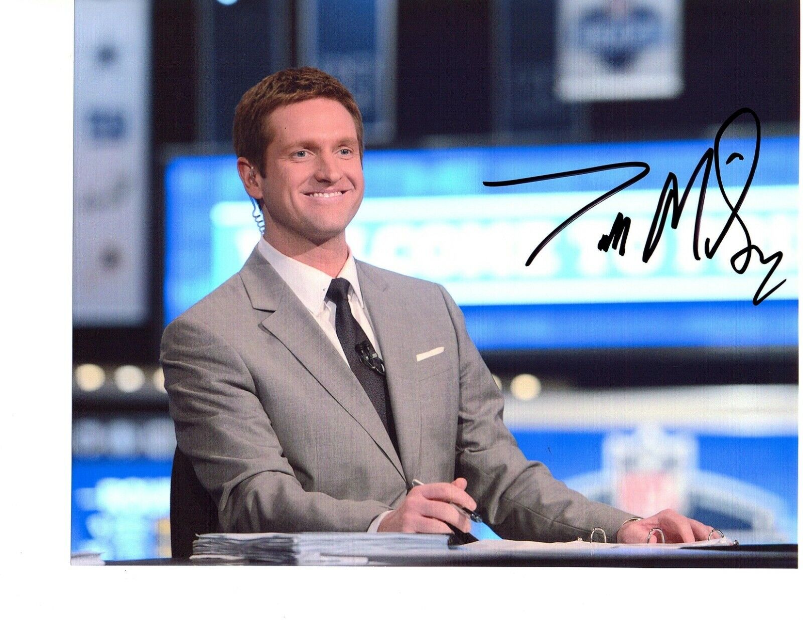 Todd McShay ESPN Draft College Football Analyst signed autographed 8x10 Photo Poster painting b