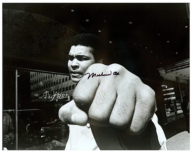 MUHAMMAD ALI Signed Photo Poster paintinggraph - World Heavyweight BOXING Champion - preprint