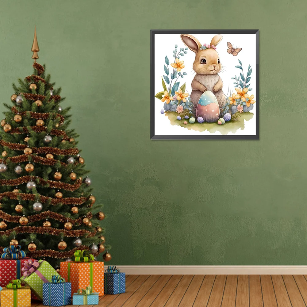 Diamond Painting - Full Round Drill - Rabbit(Canvas|30*30cm)