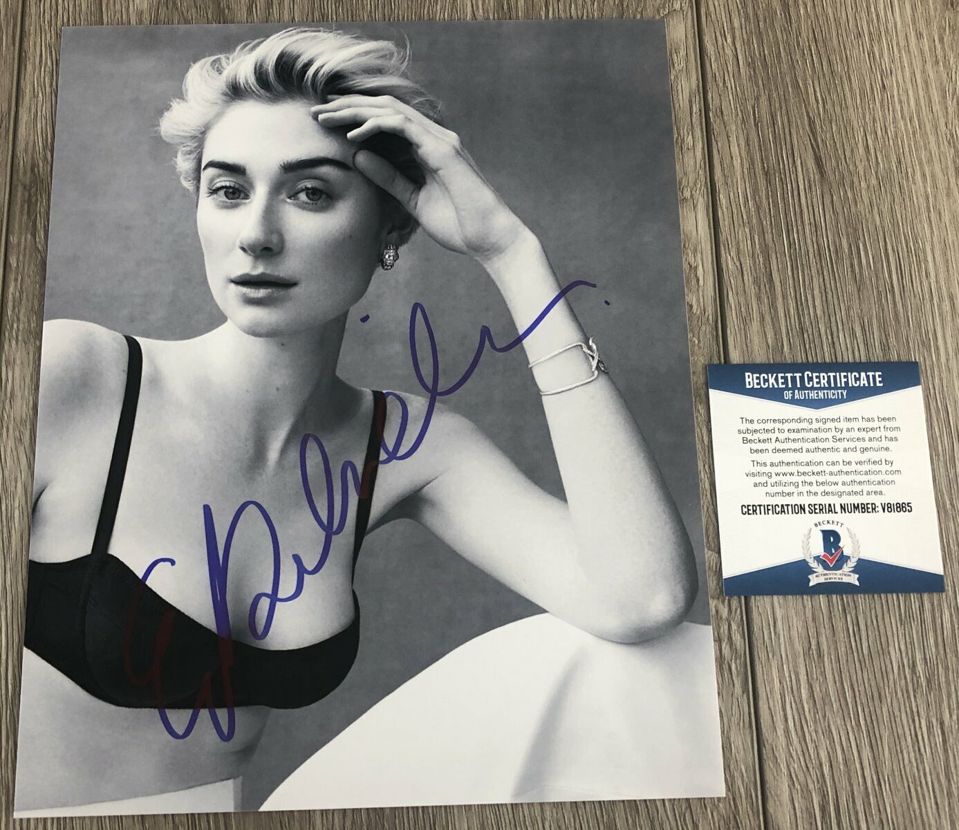 ELIZABETH DEBICKI GUARDIANS OF THE GALAXY SIGNED 8x10 Photo Poster painting w/PROOF BECKETT COA