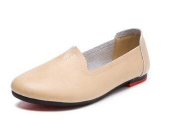 AIYUQI Women shoes spring 2021 new large size women shoes genuine leather casual sweet women flat shoes