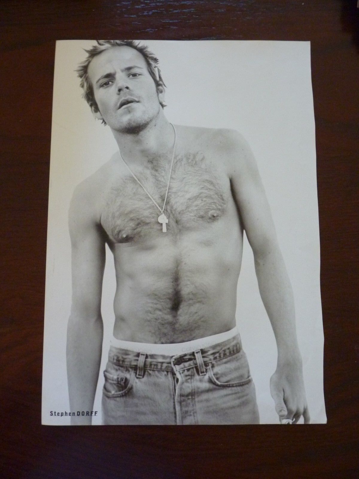 Stephen Dorff David Hyde Pierce 2 Sided Coffee Table Book Photo Poster painting Page 9.5x13.5