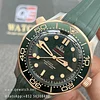 Omega Seamaster Diver Titanium and Bronze Gold Green Dial Green  Rubber strap 42mm Super Clone