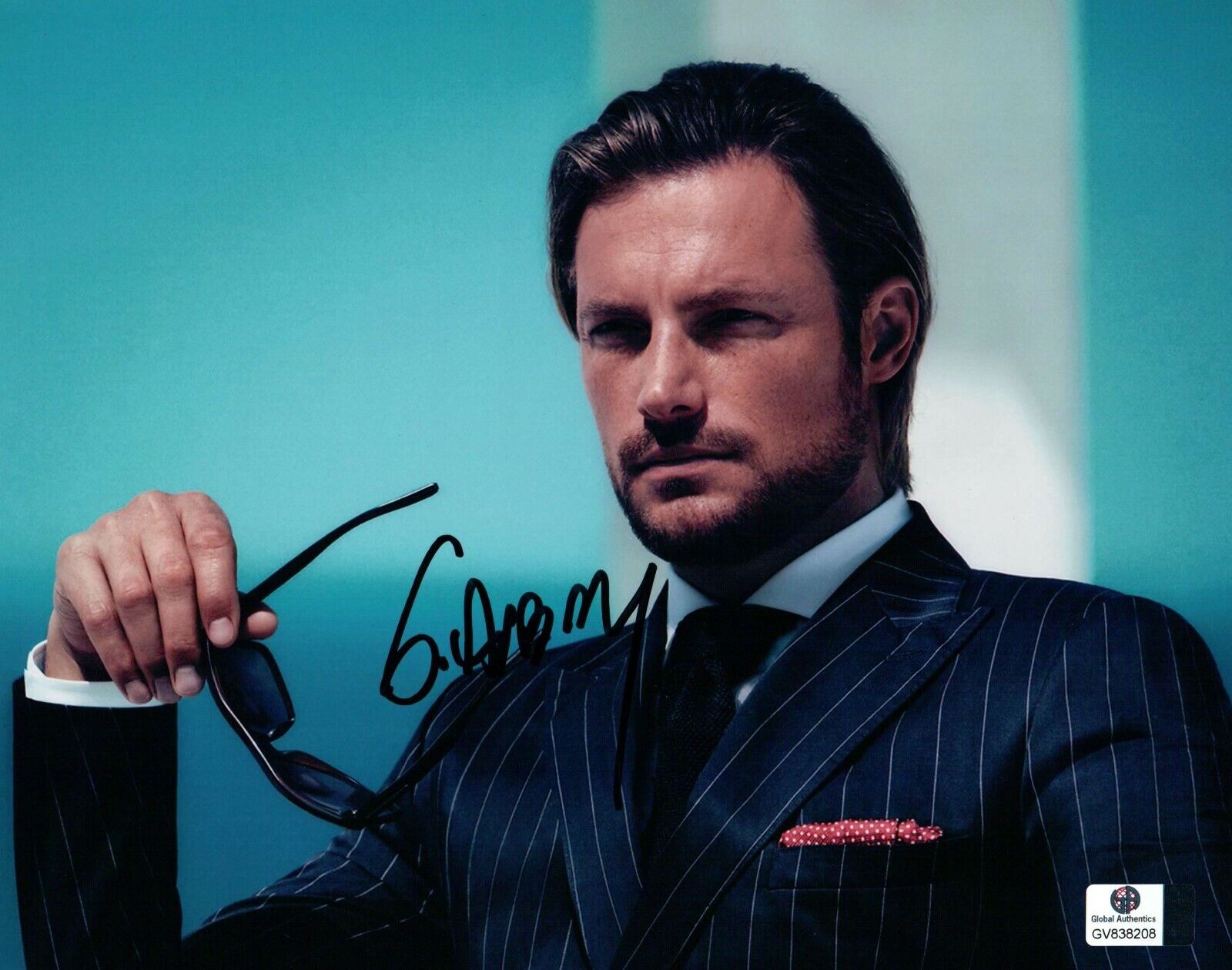 Gabriel Aubry Signed Autographed 8X10 Photo Poster painting Sexy Sunglasses and Suit GV838208