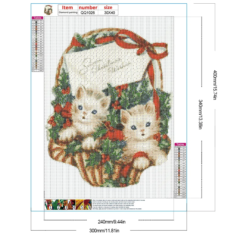 Diamond Painting - Full Round Drill - Cat Gift Bar(Canvas|30*40cm)