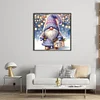 (Stamped/Counted) Christmas Gnome - 11CT Cross Stitch 40*40cm/15.75*15.75in