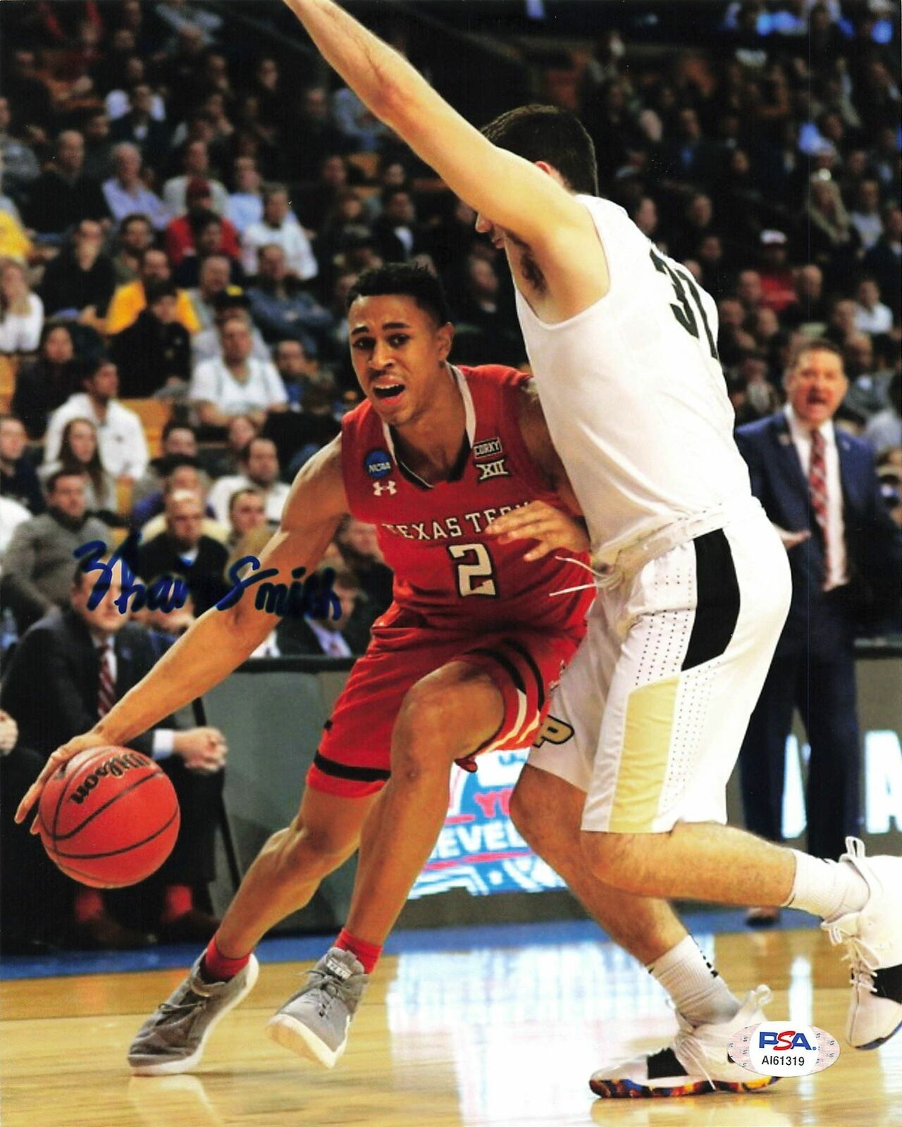 ZHAIRE SMITH signed 8x10 Photo Poster painting PSA/DNA Texas Tech Autographed