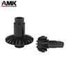 AMK 2Pcs Metal TRX4M Upgrades Bevel Gear 12T+24T Axle Ring Pinion Set Helical Differential Gears for 1/18 RC Crawler Car (1)