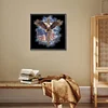 Diamond Painting-5D Full Round Drill American Eagle Cross