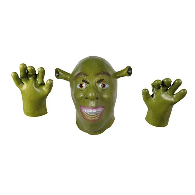 Shrek - Shrek Mask Cosplay Latex Masks Helmet Masquerade Halloween Party Props