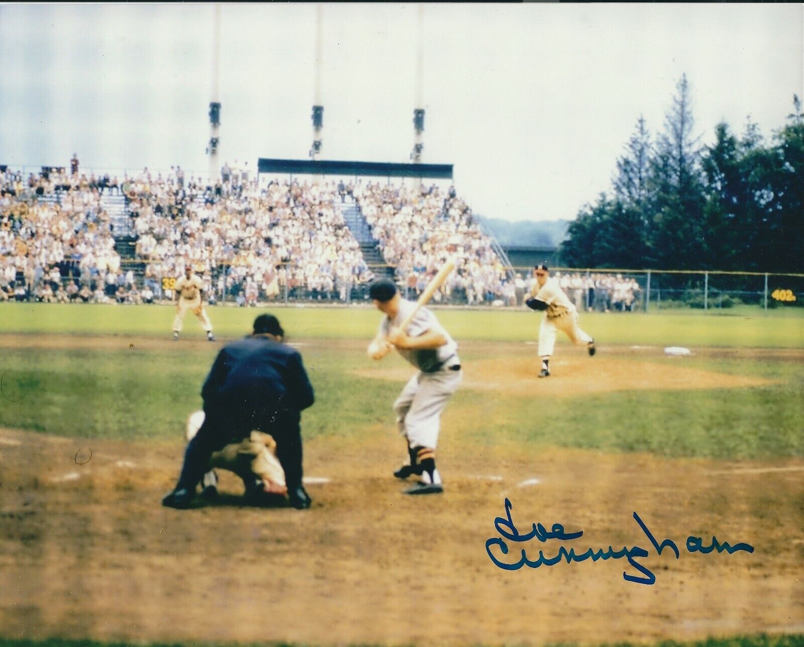 Signed 8x10 JOE CUNNINGHAM St. Louis Cardinals Autographed Photo Poster painting- COA