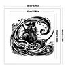 Silhouette Pirate Ship Captain-11CT Stamped Cross Stitch 40*40cm/15.75*15.75in tapestrymarket