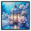(US Only)Lantern Print Cross Stitch Kit 75x75cm DIY 14CT Egyptian Cotton Embroidery Art