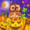 4pcs Diamond Painting -DIY Round Drill Halloween