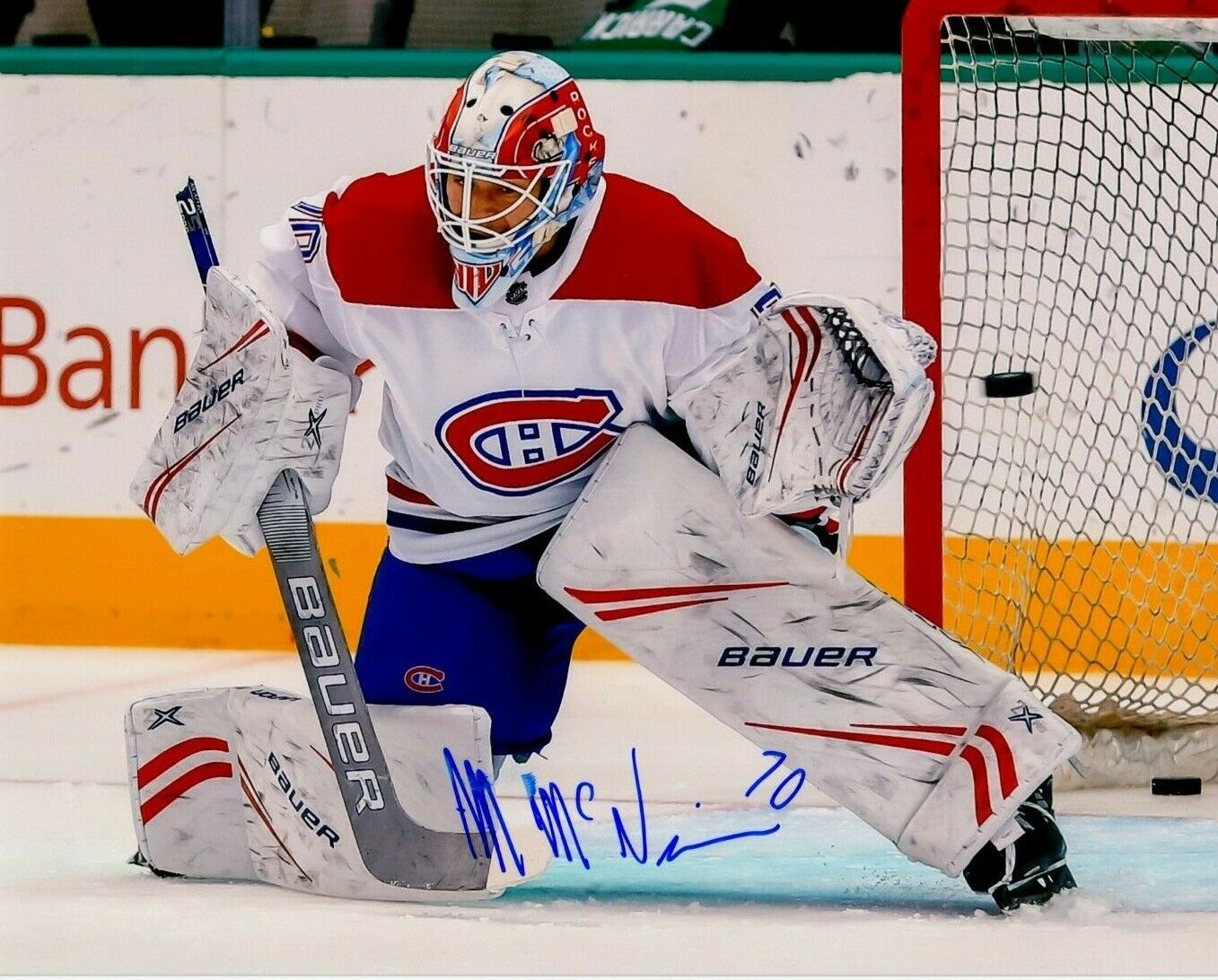 MICHAEL MCNIVEN autographed SIGNED MONTREAL CANADIENS 8X10 Photo Poster painting