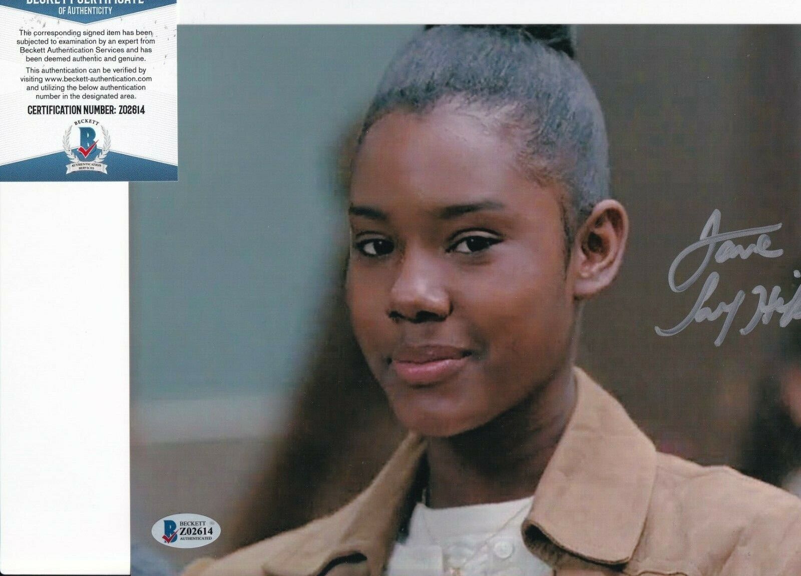 TARAL HICKS signed (A BRONX TALE) Movie *Jane* 8X10 Photo Poster painting BECKETT BAS Z02614