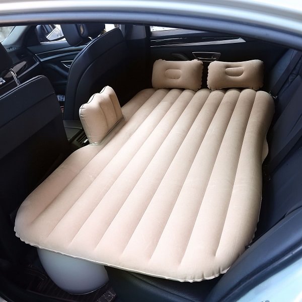 Car Inflatable Mattress Couch Travel Camping Air Bed Back Seat Air Mattress Bed