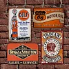 4pcs - Gas Oil - Vintage Metal Signs(12*16Inch)