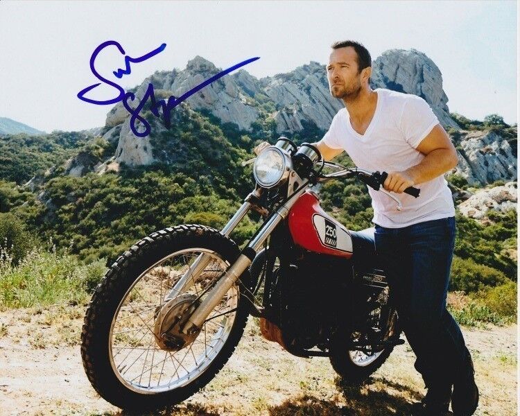 SULLIVAN STAPLETON signed autographed YAMAHA MOTORCYCLE Photo Poster painting