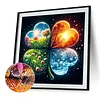 Diamond Painting -DIY Round Drill Four-leaf Clover(40x40cm)