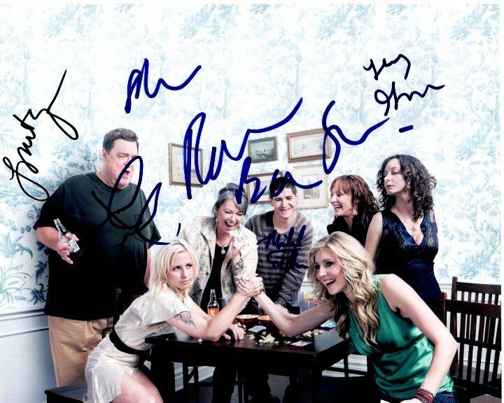 ROSEANNE signed autographed CAST Photo Poster painting BARR JOHN GOODMAN LAURIE METCALF + 4 RARE