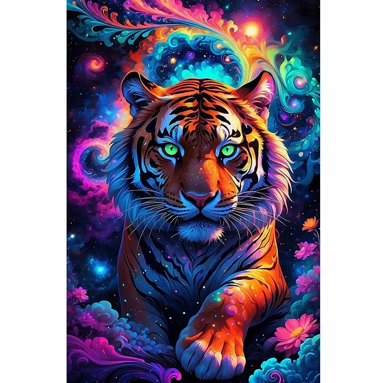 Fantasy Tiger (40*50cm) AB Drill Diamond Painting gbfke